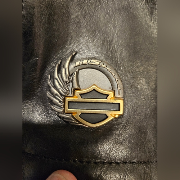 Rare Harley Davidson 115th Anniversary Women's M Leather Jacket - Picture 5 of 7